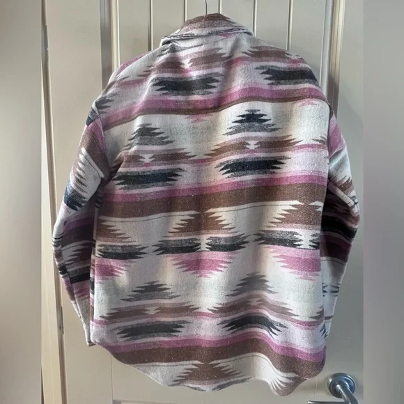 Pink Navajo Pattern Shacket - Picture 5 of 5